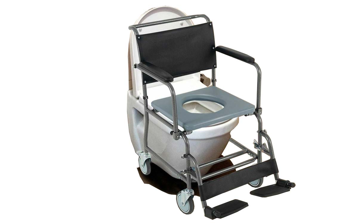 Wheeled Commode Toilet Chair Height Adjustable in Kampala Uganda. Uganda's leading healthcare and medical mobility equipment companies: contractors, suppliers, manufacturers and installers of physiotherapy equipment/mobility aids in Uganda, East Africa: Uganda, Rwanda, South Sudan, Kenya, Tanzania, DR-Congo. INSOL-Mobility Solutions East Africa, INS Orthotics Ltd. Wheelchairs Uganda. wheelchairsug.com
